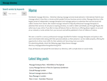 Tablet Screenshot of massage-directory.net